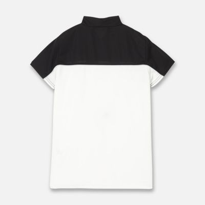 Women's】切り替え半袖モックネック（23125555