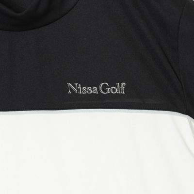 Women's】切り替え半袖モックネック（23125555