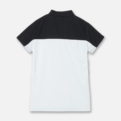 Women's】切り替え半袖モックネック（23125555