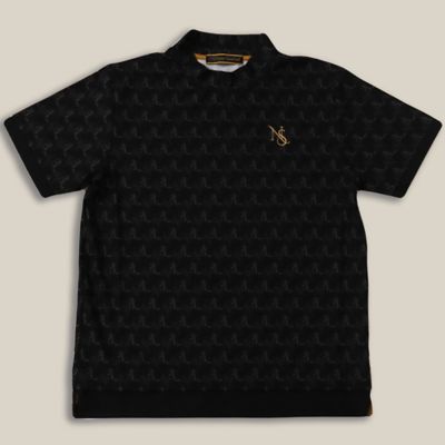 Men's】モノグラムプリント半袖モックネック（23125602
