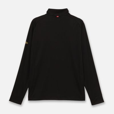 Men's／伸縮性◎】AddElm ハーフZIPモック