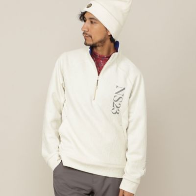 Men's】膨れJQ ハーフZIPモック（23125613） | Nissa