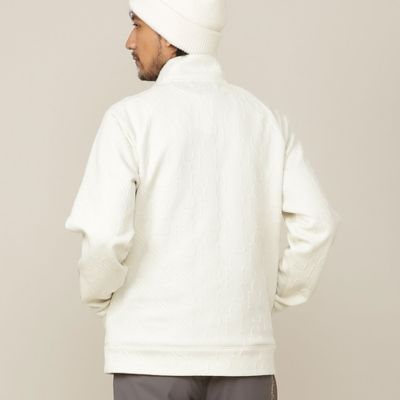 Men's】膨れJQ ハーフZIPモック（23125613） | Nissa