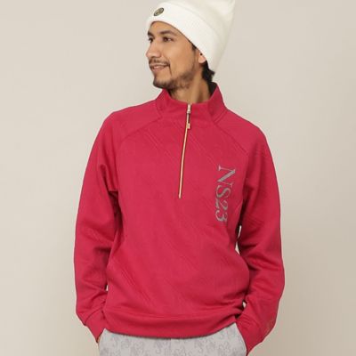 Men's】膨れJQ ハーフZIPモック（23125613） | Nissa