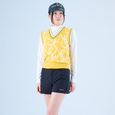 【林菜乃子プロ着用】【レディース】モノグラムニットベスト（２３１３２５５２）