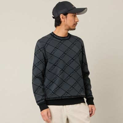 Men's】ロゴジャカードニット（23132602） | Nissa Golf