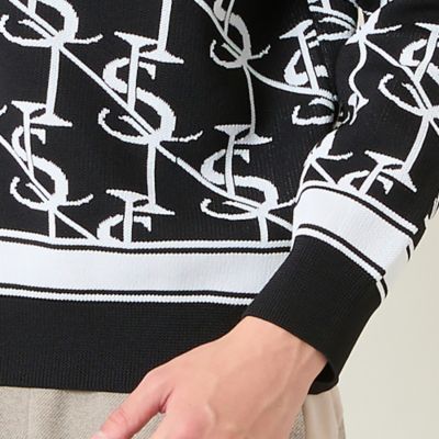 メンズ】モノグラム柄ニットトップス（23135502