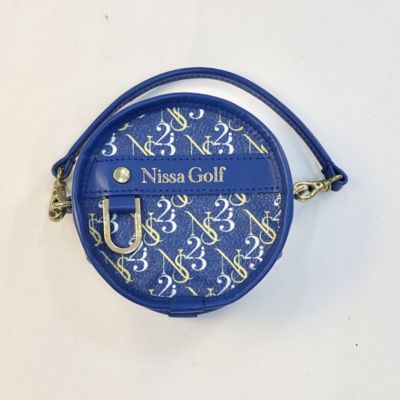 Nissa Golf (Women/Men)/ニッサゴルフ モノグラムPVC丸ポーチ(23144501) 60ブルー スポーツウェア【三越伊勢丹/公式】