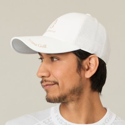 ＜Nissa Golf (Women/Men)＞ラウンディッシュメッシュキャップ（２３１５１６０１）