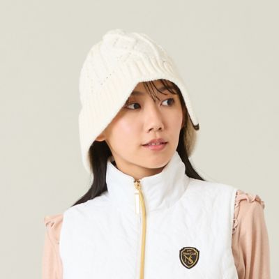 チューリップニットハット（23155501） | Nissa Golf (Women