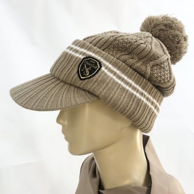 Nissa Golf (Women/Men)/ニッサゴルフ ポンポン付きニットキャップ(23155502) 10ベージュ スポーツウェア【三越伊勢丹/公式】