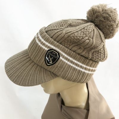 取り外し可能】ポンポン付きニットキャップ（23155502