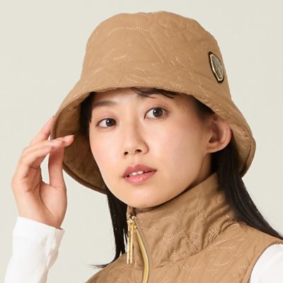 Nissa Golf (Women/Men)/ニッサゴルフ ロゴキルティングハット(23156501) 10ベージュ スポーツウェア【三越伊勢丹/公式】