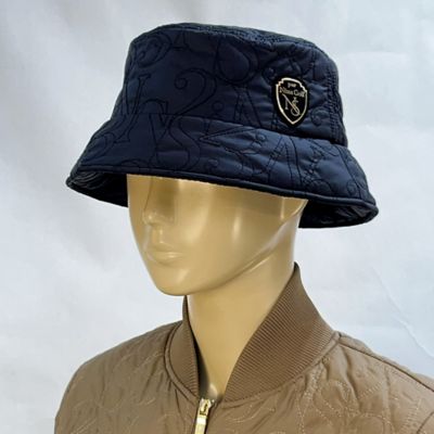 Nissa Golf (Women/Men)/ニッサゴルフ ロゴキルティングハット(23156501) 30ブラック スポーツウェア【三越伊勢丹/公式】