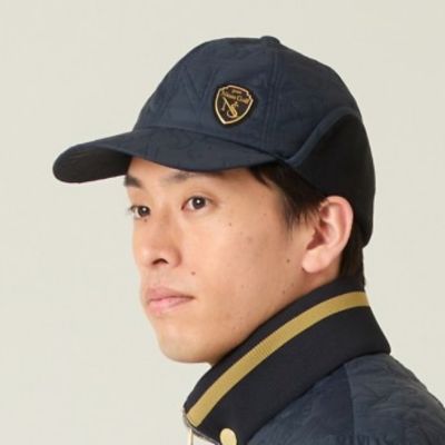 Nissa Golf (Women/Men)/ニッサゴルフ ロゴキルティングフライングキャップ(23156502) 30ブラック スポーツウェア【三越伊勢丹/公式】