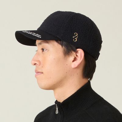 Nissa Golf (Women/Men)/ニッサゴルフ ボアフリースキャップ(23156504) 30ブラック ゴルフ用品【三越伊勢丹/公式】
