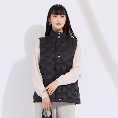 リリアンビューティ（Liliane Burty）/【L〜4L】ナイロンタフタダウンベスト L～4L】ナイロンタフタダウンベスト（50001601） | Liliane