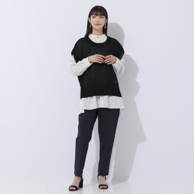 【Ｓｐｒｏｕｔ．】アイレット編み　プルオーバーニットベスト（５０００５４５１）
