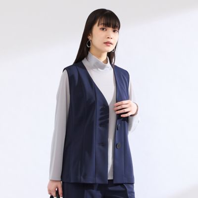 M～4L・セットアップ対応】モックロディポンチベスト