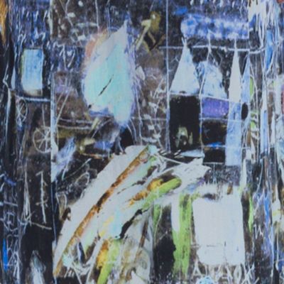 アートプリント　ノースリーブワンピース［同素材アイテム有］（５００１５４０１）
