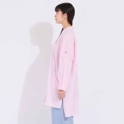 【Ｓｐｒｏｕｔ．】トルコ製素材　綿ジャカードバンドカラーブラウス（５００３２５５１）