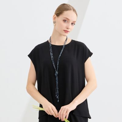 M～4L／セットアップ対応】バックサテン梨地フレンチスリーブ