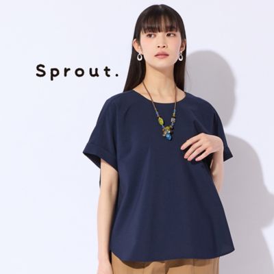 ワッシャーブラウス　ナチュラル セール】【SLOW/一部店舗限定】ナチュラルピケワッシャー ブラウス