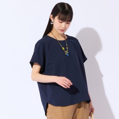 ワッシャーブラウス　ナチュラル セール】【SLOW/一部店舗限定】ナチュラルピケワッシャー ブラウス