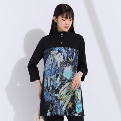 アートプリント×アムンゼン　チュニックＴシャツ（５００３５４０１）