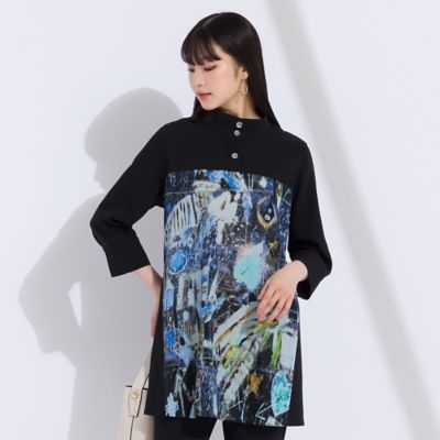 アートプリント×アムンゼン　チュニックＴシャツ（５００３５４０１）