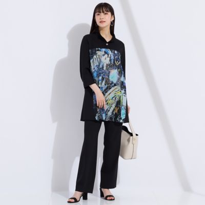 アートプリント×アムンゼン　チュニックＴシャツ（５００３５４０１）