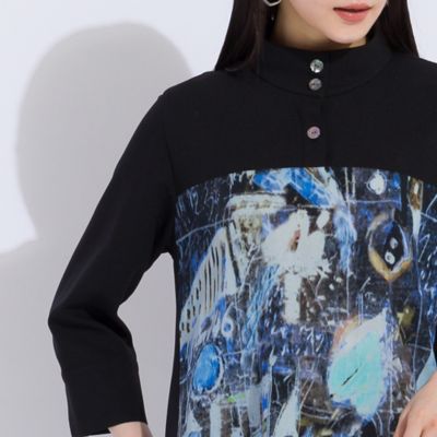 アートプリント×アムンゼン　チュニックＴシャツ（５００３５４０１）