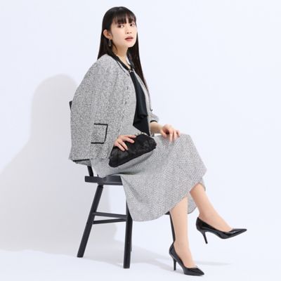 【セットアップ対応】ウォッシャブル幾何プリントスカート（５００４４５４１）