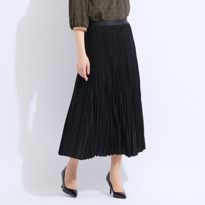 ＜Liliane Burty (Women/大きいサイズ)＞ウォッシャブル　オールゴムプリーツスカート（５００４４５４２）