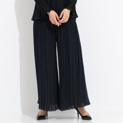 【セットアップ対応】リバーシブルプリーツ　オールゴムパンツ（５００５１５４１）