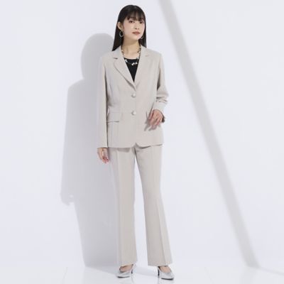 ナチュラル素材　センタープレスパンツ（５００５３４１２）