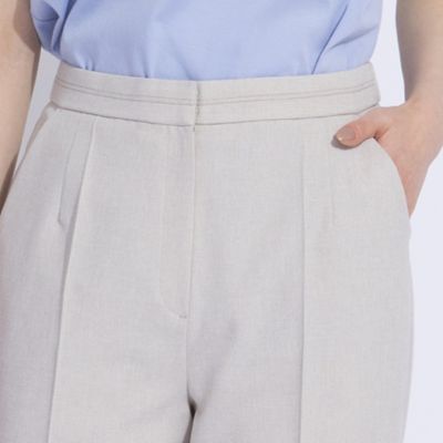 ナチュラル素材　センタープレスパンツ（５００５３４１２）
