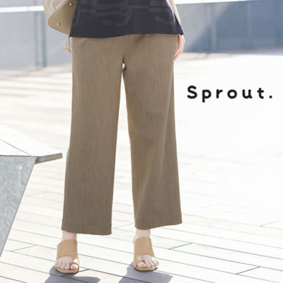 ＜Liliane Burty (Women/大きいサイズ)＞【Ｓｐｒｏｕｔ．】ウエストタック　デニムパンツ（５００５３４５２）