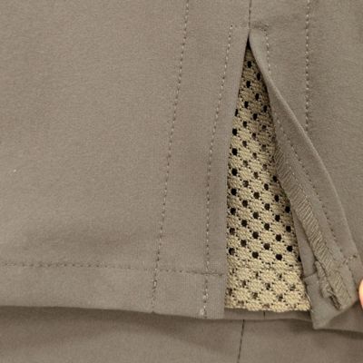 ウォッシャブル　裾チェッカーレースクロップドパンツ（５００５３５０２）