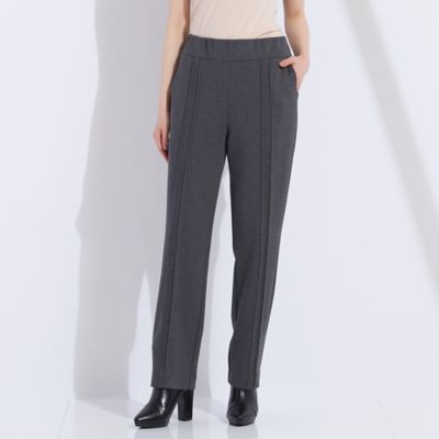 クロスウォームポンチ ピンタックフルレングスパンツ［同素材アイテム