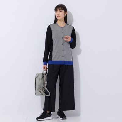 【Ｓｐｒｏｕｔ．】トリコット素材　ワイドクロップドパンツ［同素材アイテム有］（５００５６４５１）