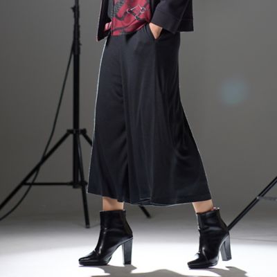 ＜Liliane Burty (Women/大きいサイズ)＞【Ｌ～４Ｌ／セットアップ対応】ウォームスムースキュロットパンツ（５００５６５０１）
