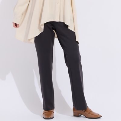 ＜Liliane Burty (Women/大きいサイズ)＞【Ｌ～４Ｌ】クロスウォームポンチパンツ　グレー（５００５６５０３）