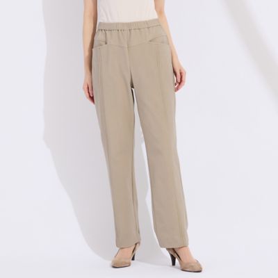 L～4L】デニムプリント裏起毛パンツ（50056511） | Liliane