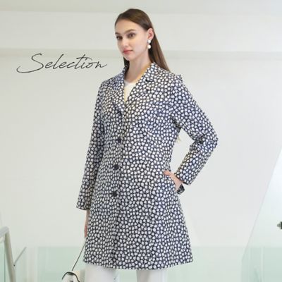 Selection】イタリア製素材 フラワージャカード