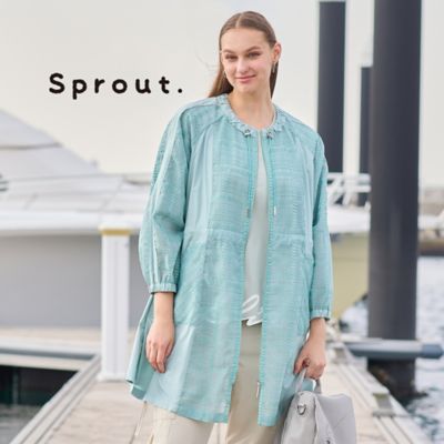 【Ｓｐｒｏｕｔ．】ソフトオーガンジー刺繍　ライトコート（５００７２５７１）