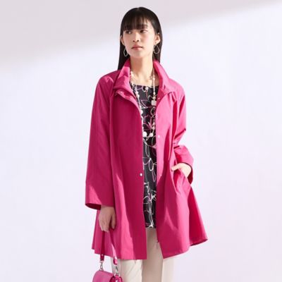 M～4L】スタンドカラードライワッシャーコート（50072602