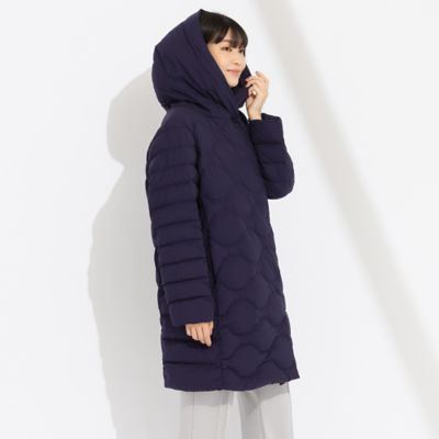 ヴィクトリアダウン使用　フード付きダウンコート（５００７６４１１）