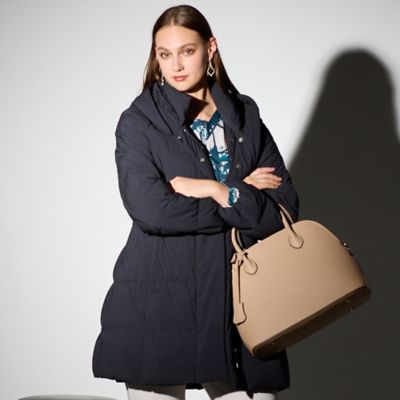 ♡センソユニコ／and hue''ヴィクトリアダウン入り♡ ヴィクトリアダウン使用 フード付きダウンコート（50076511