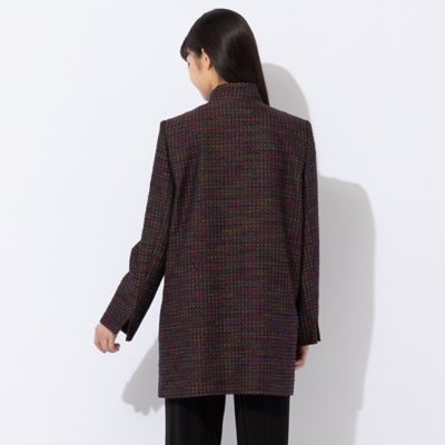 【Ｓｅｌｅｃｔｉｏｎ】米沢織　かすりジャカードコート（５００８６４６１）